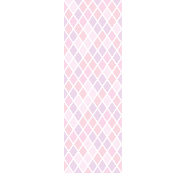 Soft Diamond Grid wallpaper squares - TenStickers