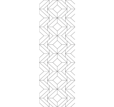 White japandi geometric pattern Lounge wallpaper - TenStickers