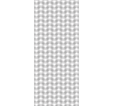 Gray Circular Pattern geometric wallpaper - TenStickers