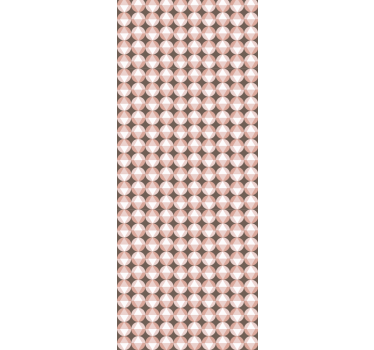 Beige patterned motif polka dots wallpaper - TenStickers