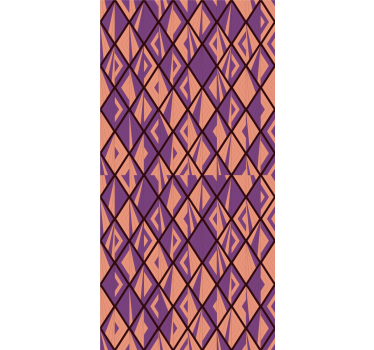 Stylish Diamond Shapes geometric wallpaper - TenStickers