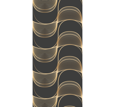 Elegant line patterns geometric wallpaper - TenStickers