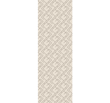 Interlocking Line Pattern geometric wallpaper - TenStickers