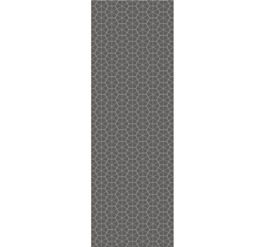 Gray hexagonal design geometric wallpaper - TenStickers
