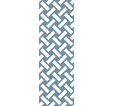 White Rectangles geometric wallpaper - TenStickers