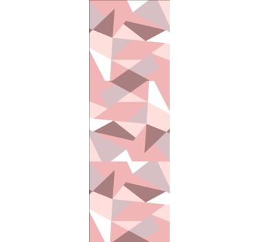 Geometric wallpaper textured pink patterns - TenStickers