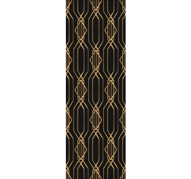 Elegant gold pattern geometric wallpaper - TenStickers