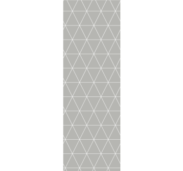 Geometric wallpaper in gray elegant triangles - TenStickers