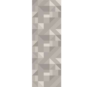 Geometric wallpaper in neutral beige tones - TenStickers