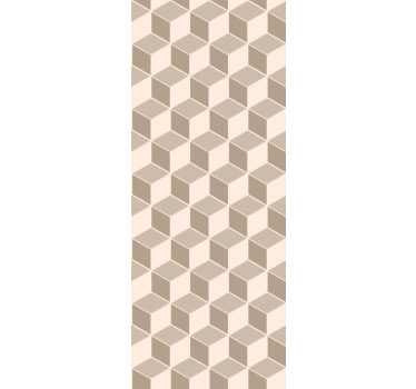 Stylish Cube Pattern geometric wallpaper - TenStickers