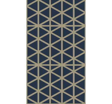 Elegant structure geometric wallpaper - TenStickers