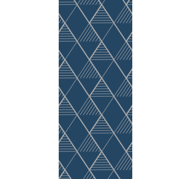 Triangular line patterns geometric wallpaper - TenStickers