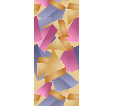 Abstract Shapes Arrangement geometric wallpaper - TenStickers
