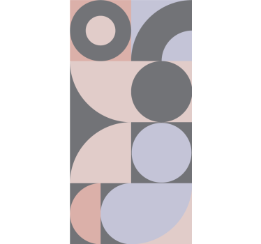 Geometric wallpaper with modern subtle pattern - TenStickers