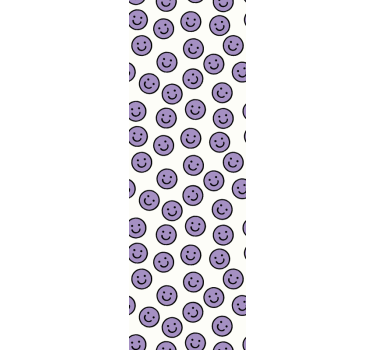 Smiley Pattern Design polka dots wallpaper - TenStickers