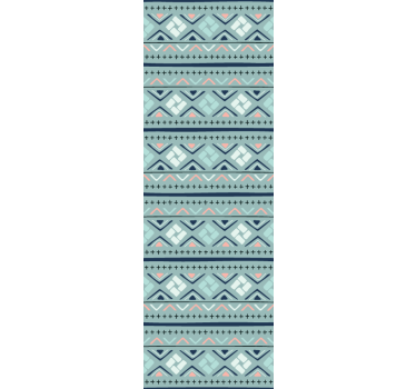 Ethnicity in soft tones geometric wallpaper - TenStickers
