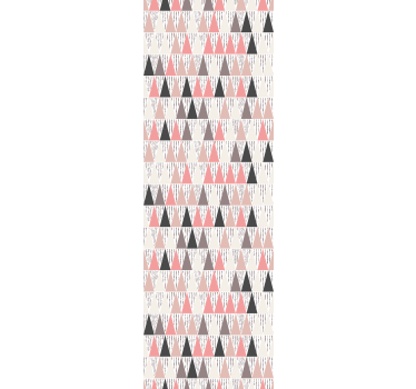 Nordic coloured Geometric wallpaper - TenStickers