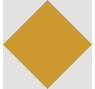 Mustard rhombus XXL Geometric shape Wallpaper - TenStickers