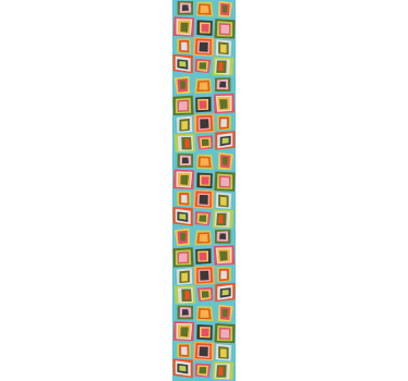 Colorful checkered wallpaper Square pattern wallpaper - TenStickers
