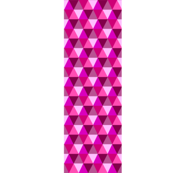 Fuchsia geometric pink teenage wallpaper - TenStickers