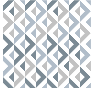 Textil effect geometric wallpaper - TenStickers