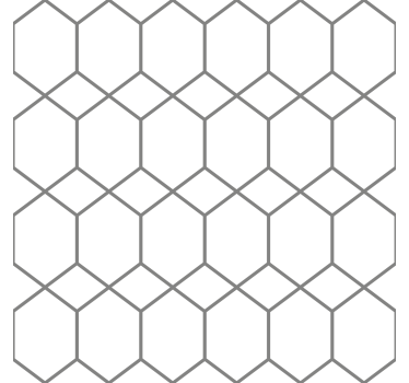 Interlaced pattern geometric wallpaper - TenStickers