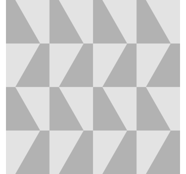 Gray trapeze geometric wallpaper - TenStickers