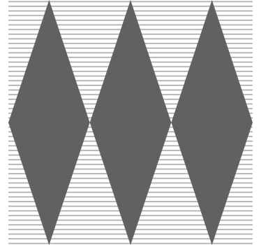 Grey diamond pattern geometric wallpaper - TenStickers