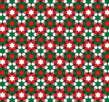 Colorful geometric design patterns wallpaper  - TenStickers