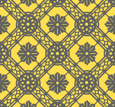 Geometric wallpaper geometric patterned accent - TenStickers