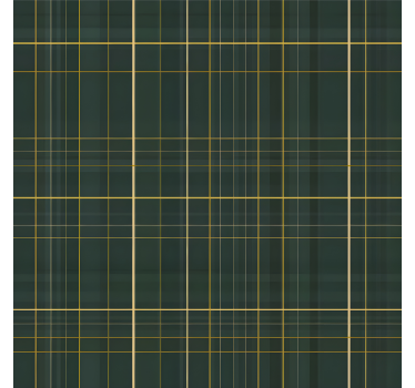 Dark green Scotthish pattern wallpaper squares - TenStickers