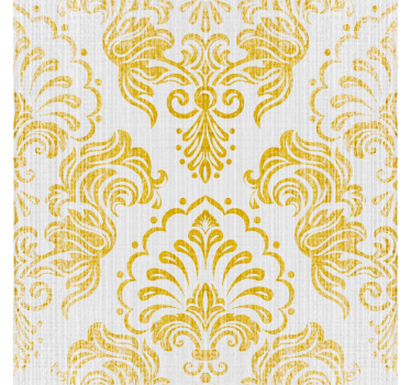 Golden design baroque wallpaper - TenStickers