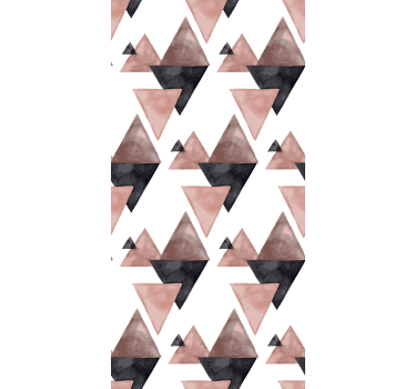 Triangular Harmony Triangle Wallpaper - TenStickers