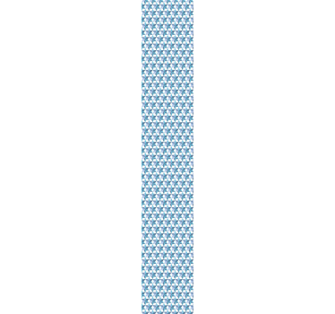 Blue shapes arrangement geometric wallpaper - TenStickers