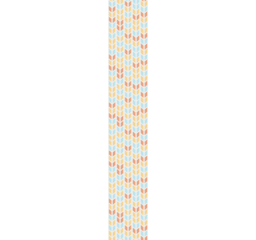 Blue and beige arrows geometric wallpaper - TenStickers