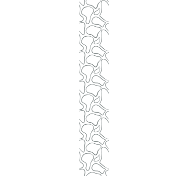Organic Shapes Pattern geometric wallpaper - TenStickers