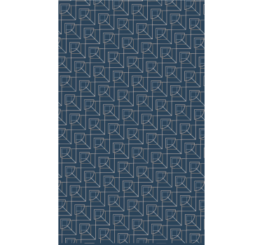 Geometric wallpaper with geometric shapes design - TenStickers