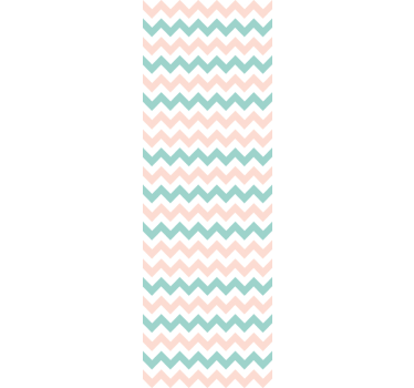 Chevron Patterned Decor wallpaper geometric - TenStickers