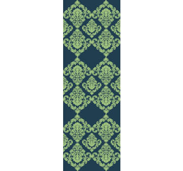 Ornamental Damask baroque wallpaper - TenStickers