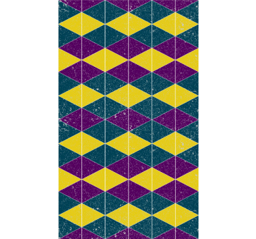 Geometric wallpaper with geometric pattern design - TenStickers