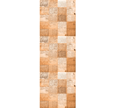 Manuscript patterns retro wallpaper - TenStickers