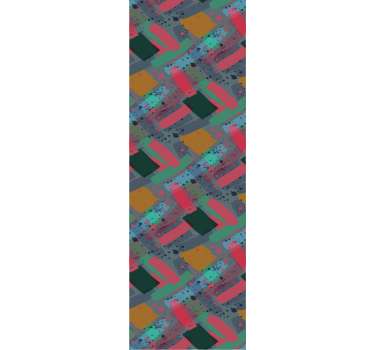 Wallpaper squares pattern fusion - TenStickers