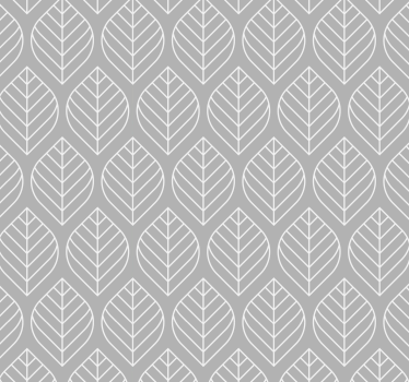 Leaf Patterns wallpaper geometric - TenStickers