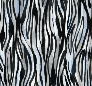 Classic gray and black zebra Lounge wallpaper - TenStickers