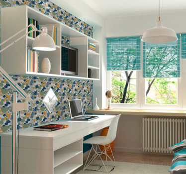 Abstract Dotted Art  Teens bedroom wallpaper - TenStickers