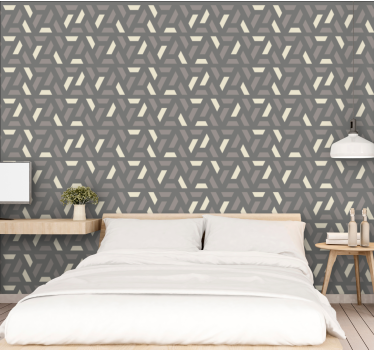 Abstract Shapes Layer geometric wallpaper - TenStickers