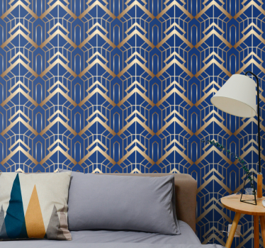 Geometric Pointed Arrow geometric wallpaper - TenStickers