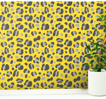 Animal Print wallpaper zebras - TenStickers