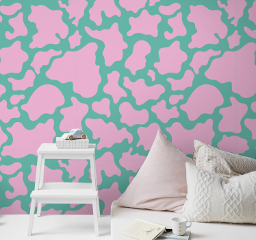 Camouflage Pattern wallpaper zebras - TenStickers