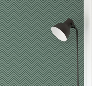 Chevron Zigzag Texture geometric wallpaper - TenStickers